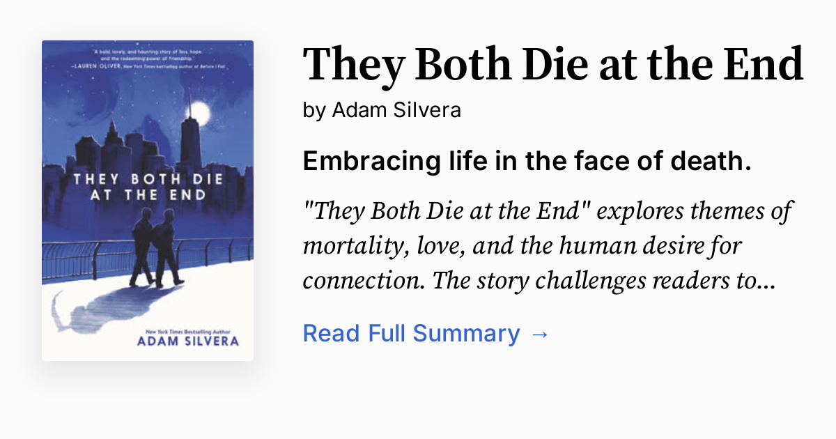 Cover of They Both Die at the End