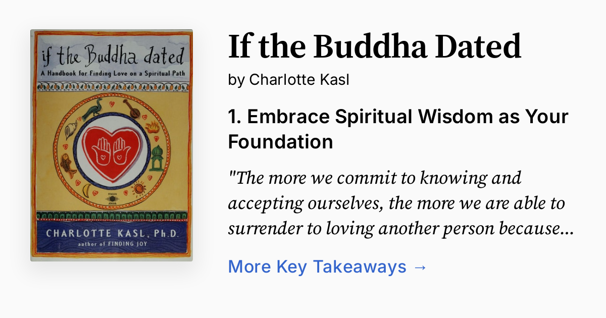 If the Buddha Dated | Resumo, Audio, Quotes
