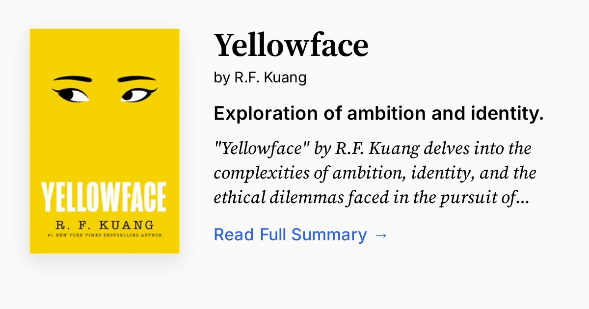 Cover of Yellowface