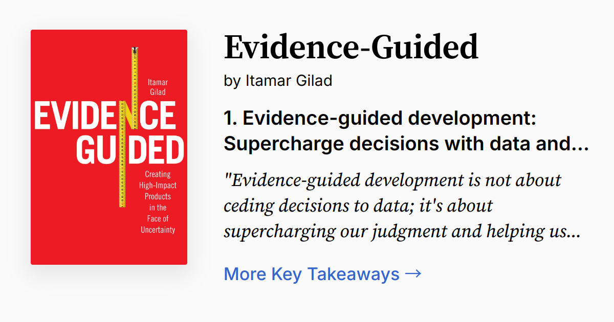 Evidence-Guided | Summary, Audio, Quotes
