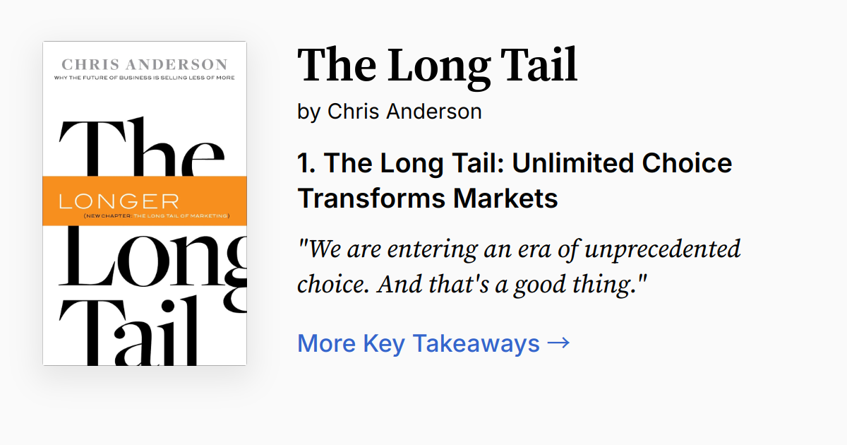 Cover of The Long Tail