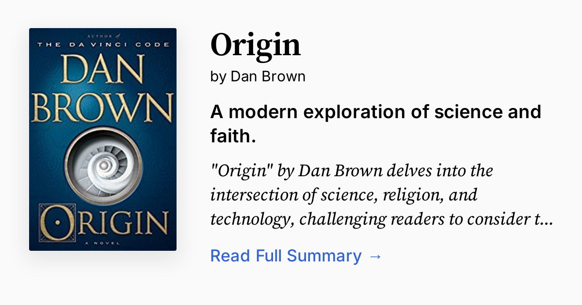 Cover of Origin