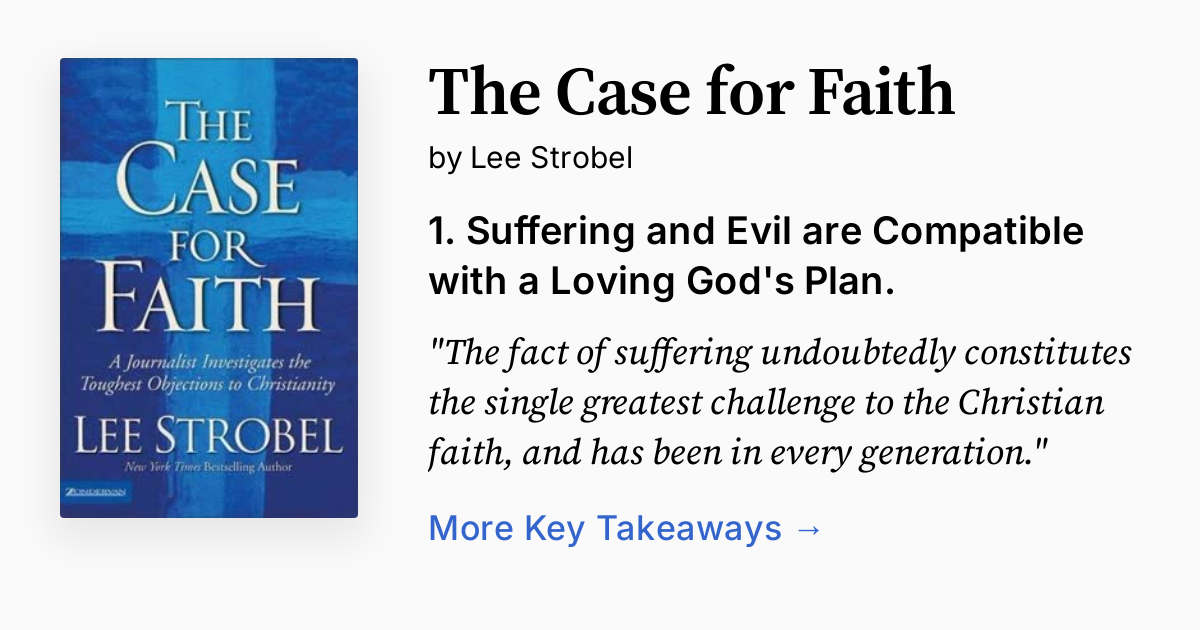 The Case for Faith | Summary, Audio, Quotes