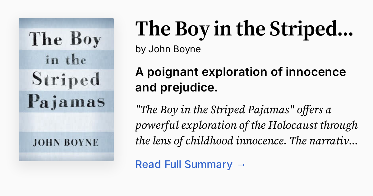 Cover of The Boy in the Striped Pajamas
