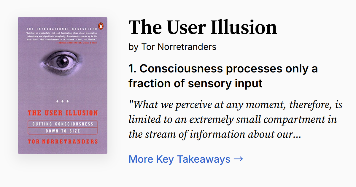 Cover of The User Illusion