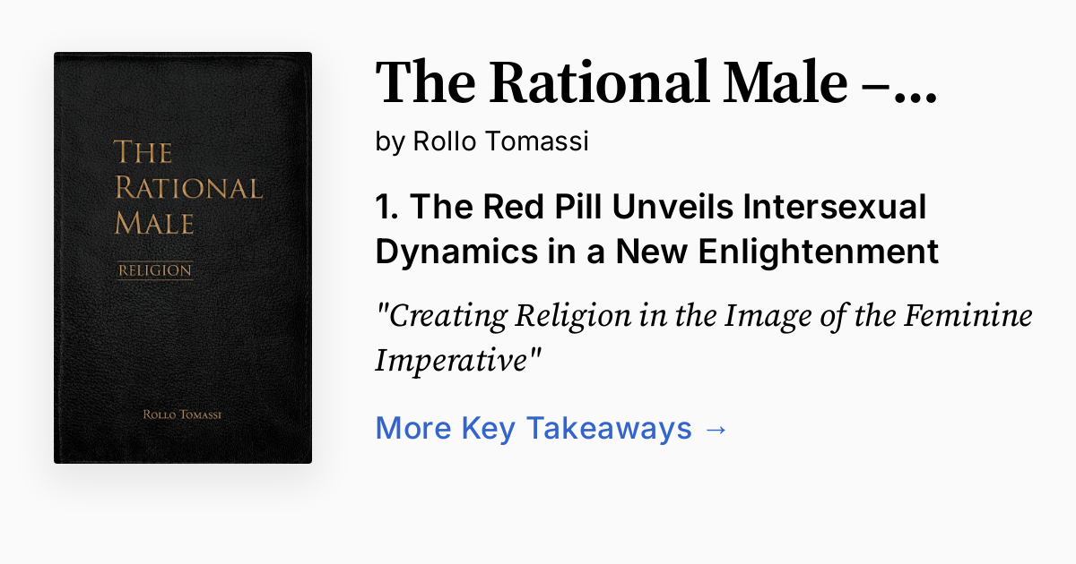 Cover of The Rational Male – Religion