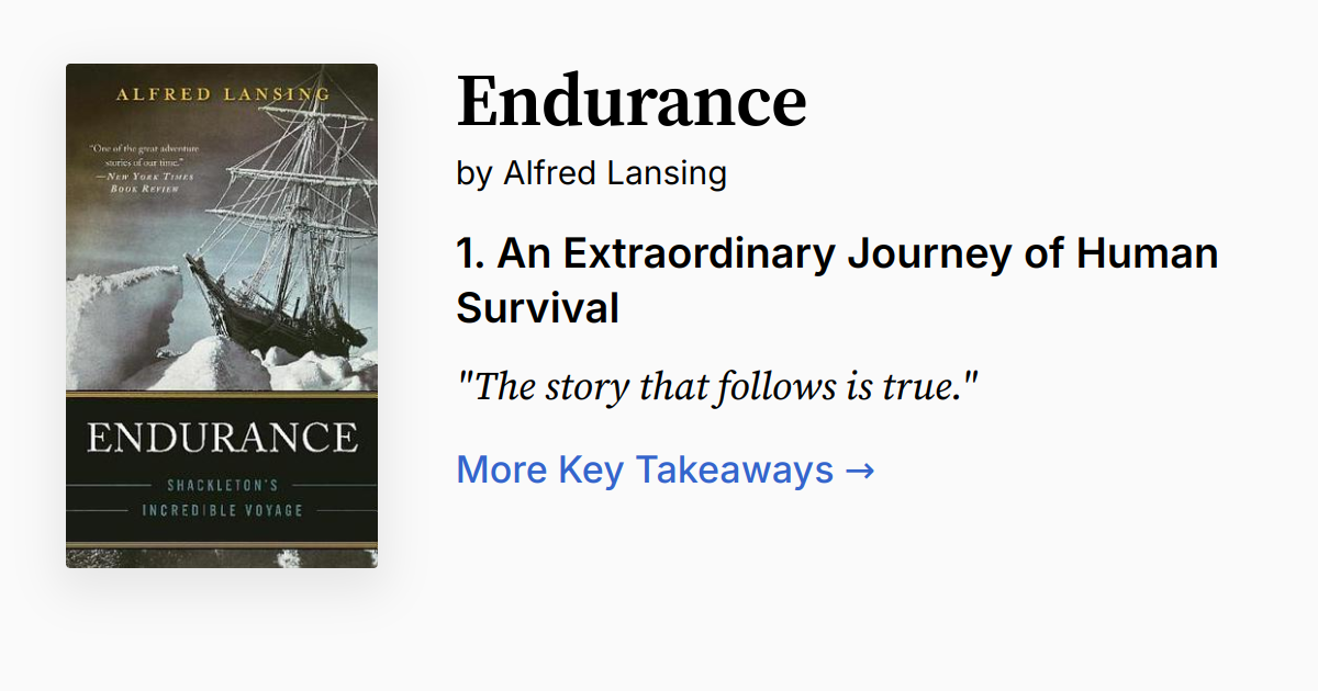 Cover of Endurance