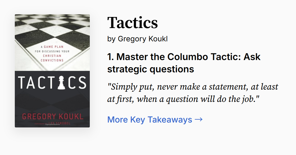 Cover of Tactics