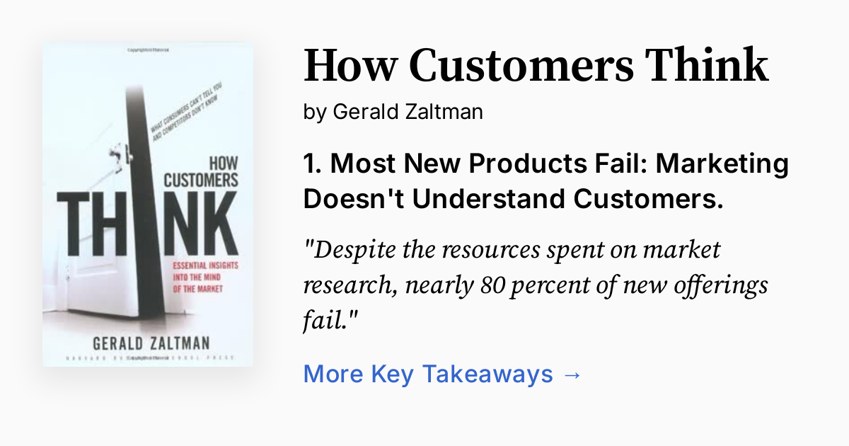 How Customers Think | Summary, Audio, Quotes, FAQ