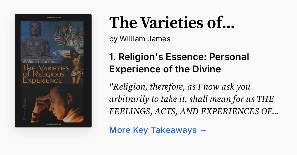Cover of The Varieties of Religious Experience