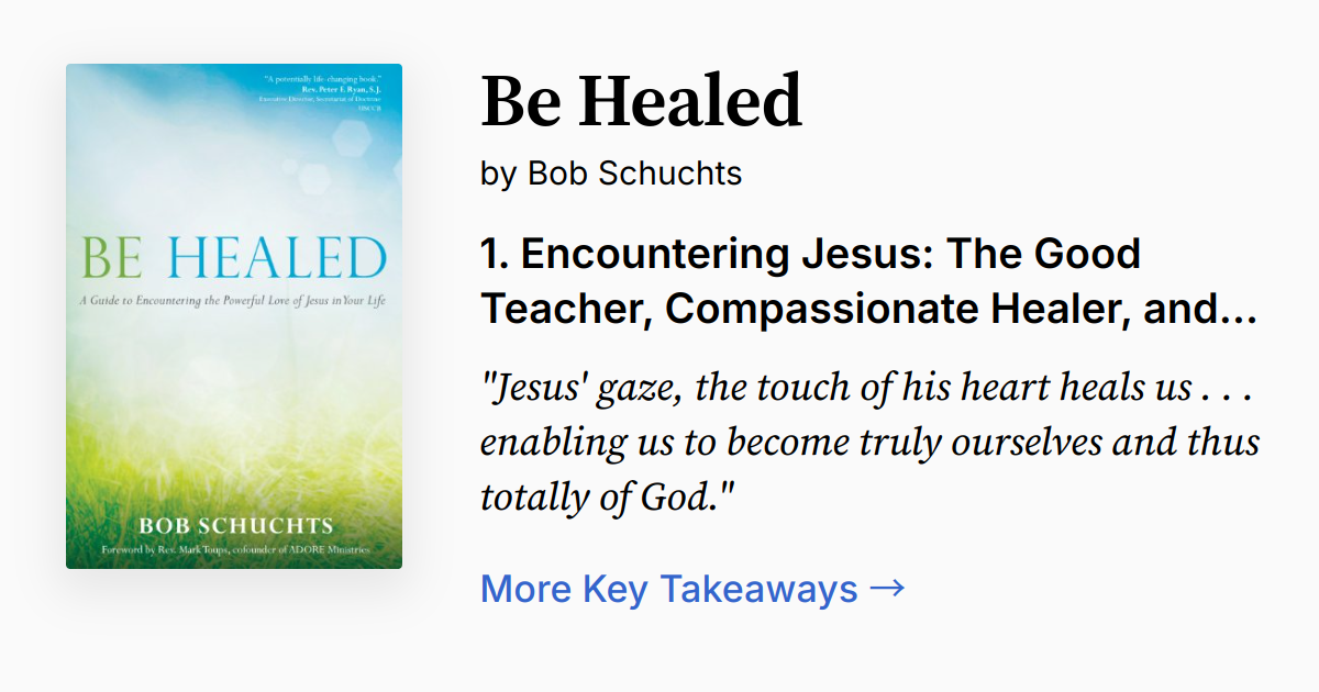 Cover of Be Healed