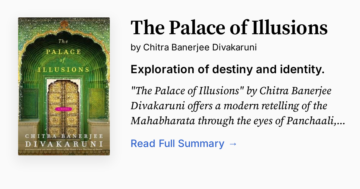Cover of The Palace of Illusions