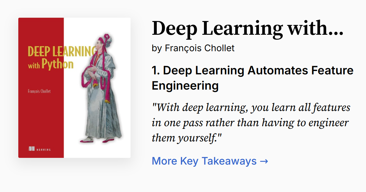 Deep Learning with Python | Summary, Audio, Quotes, FAQ