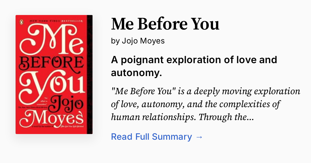 Cover of Me Before You