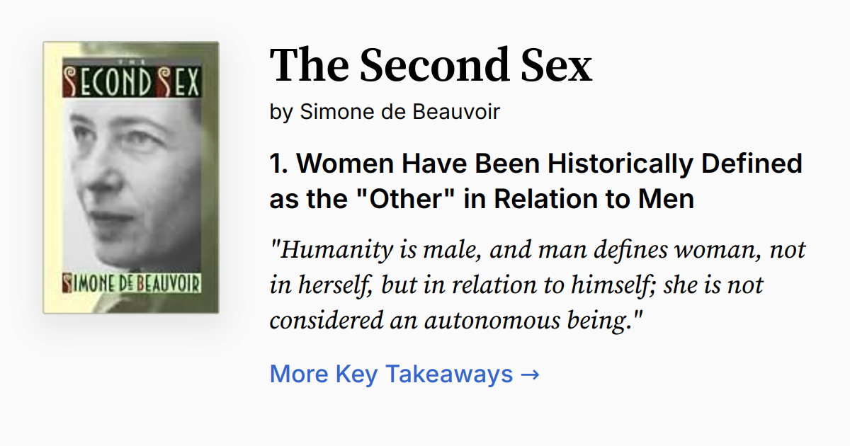 Cover of The Second Sex
