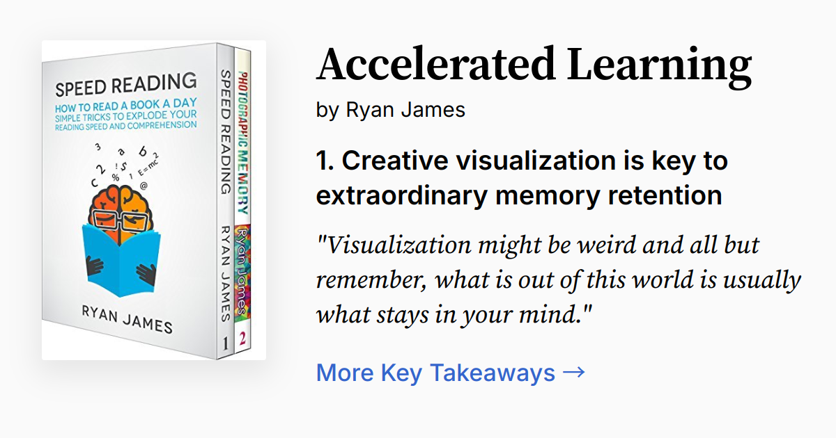 Accelerated Learning | Summary, Audio, Quotes