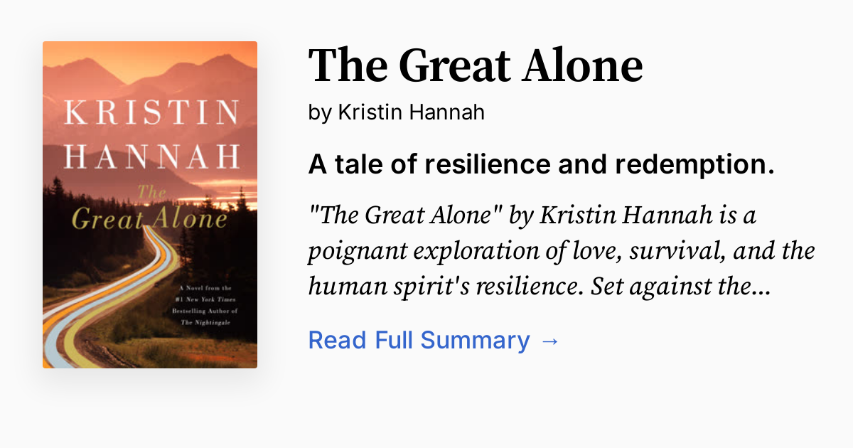 Cover of The Great Alone