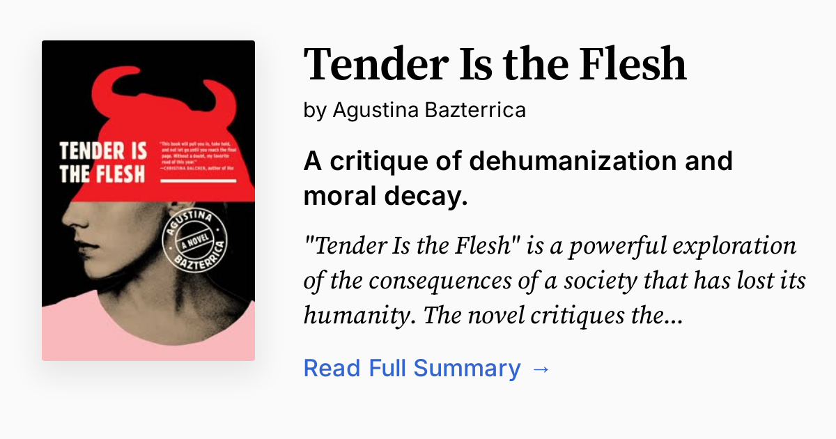 Cover of Tender Is the Flesh