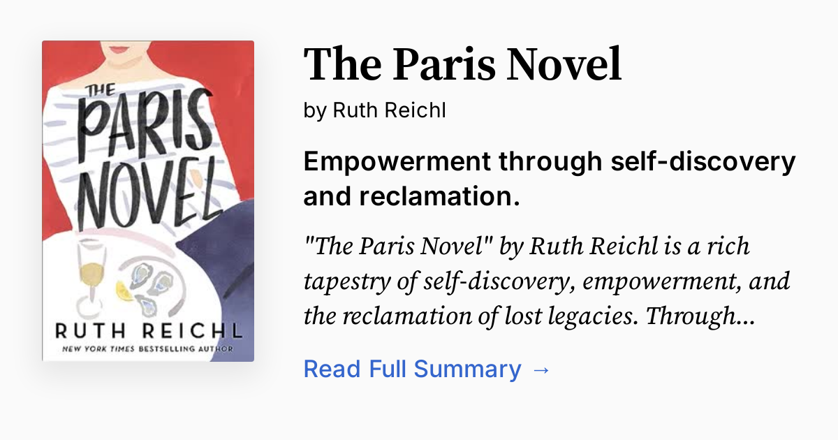 Cover of The Paris Novel