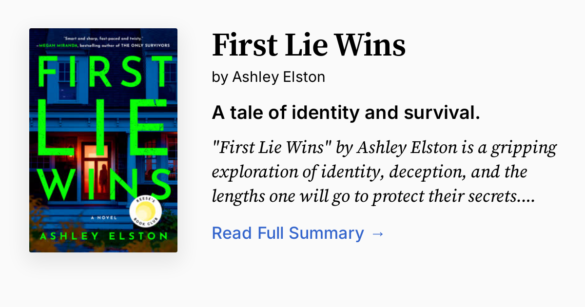 Cover of First Lie Wins