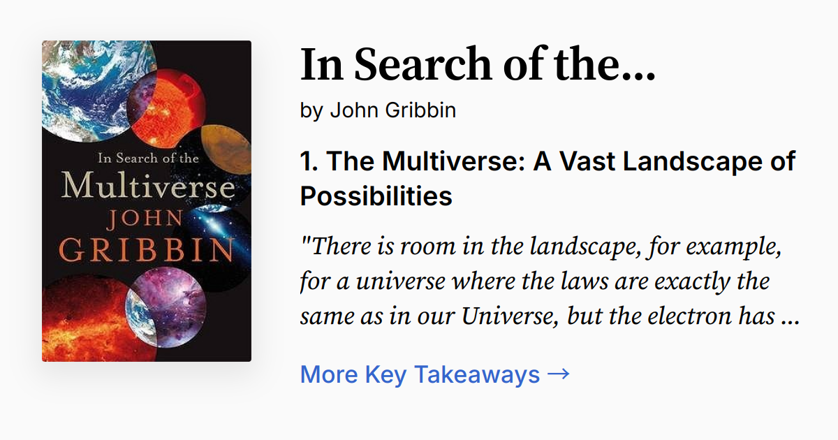 In Search of the Multiverse | Summary, Audio, Quotes, FAQ