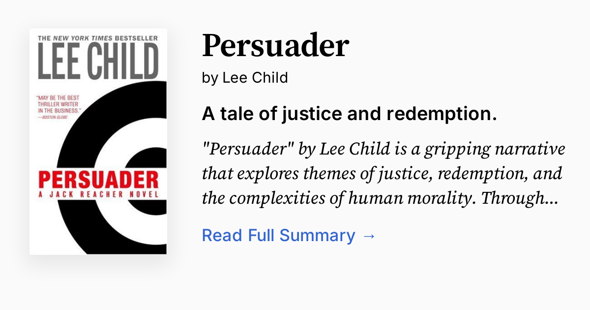 Cover of Persuader