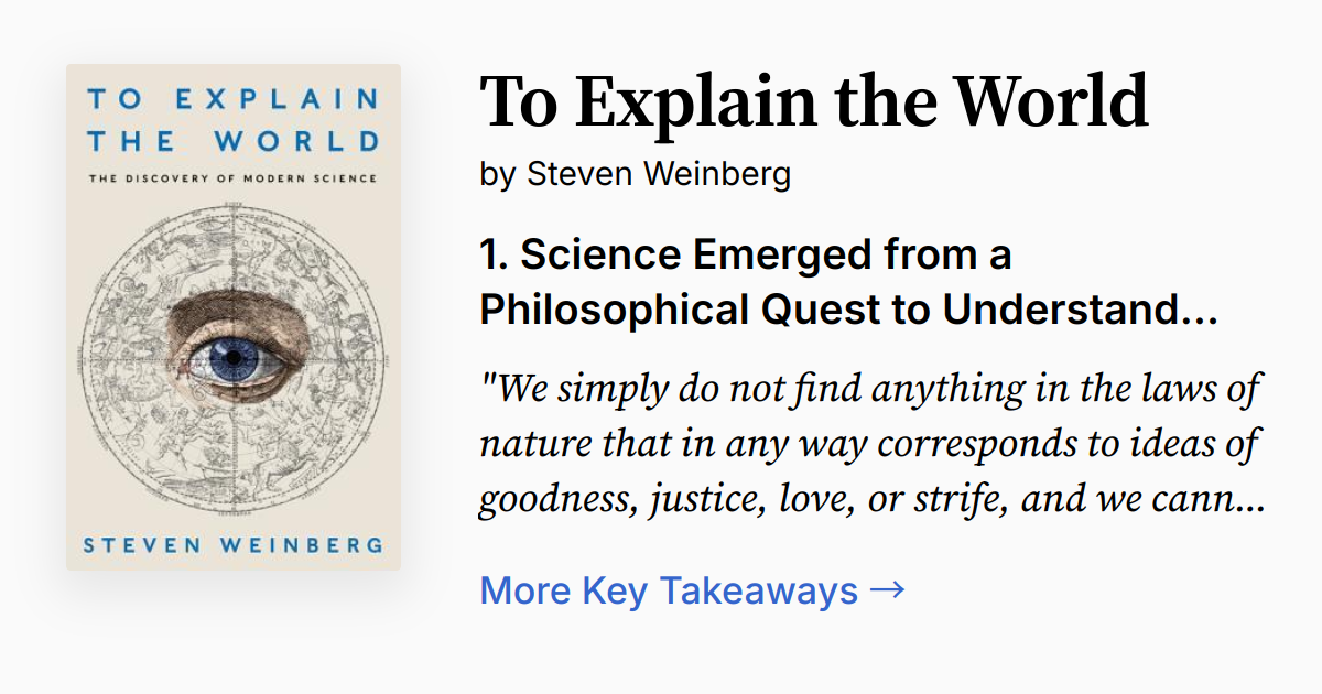 To Explain the World | Summary, Audio, Quotes, FAQ
