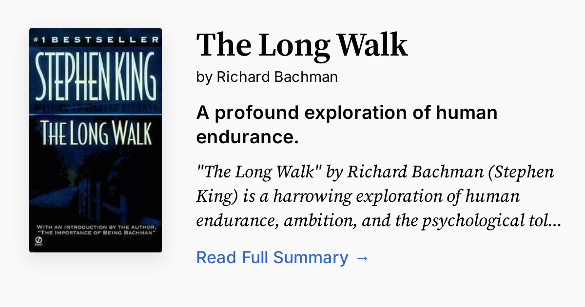 Cover of The Long Walk