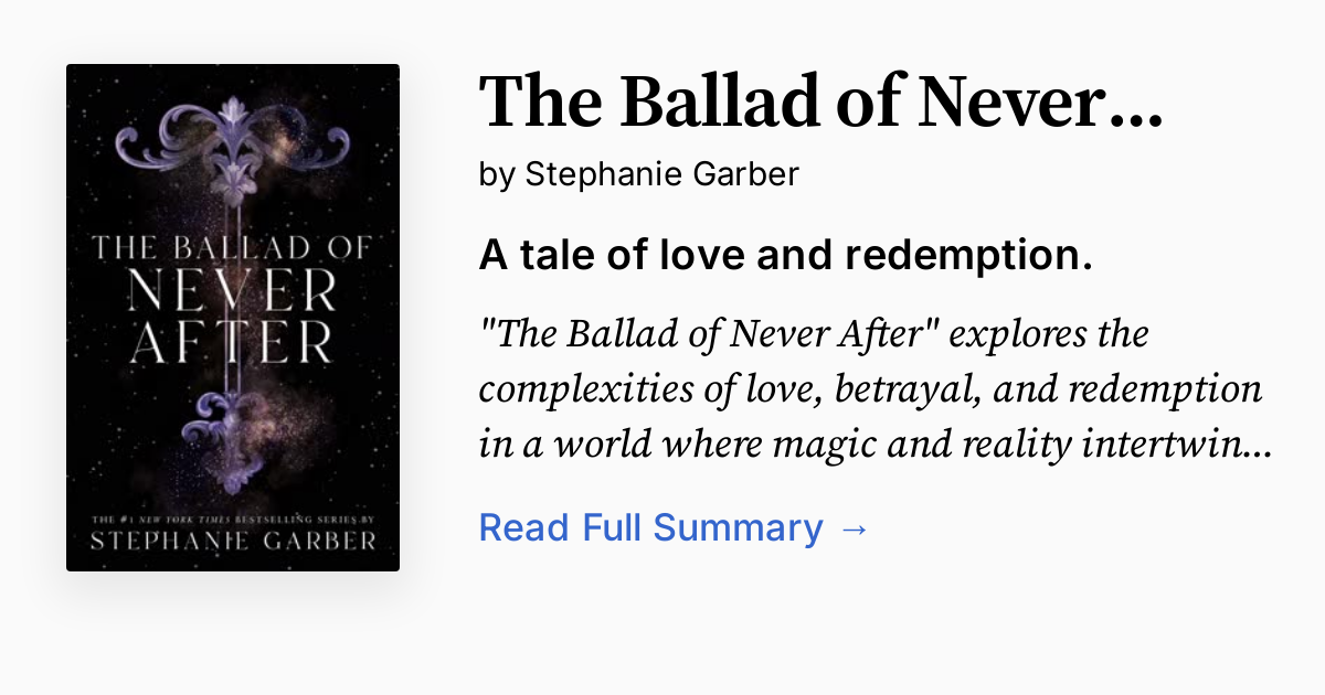 Cover of The Ballad of Never After