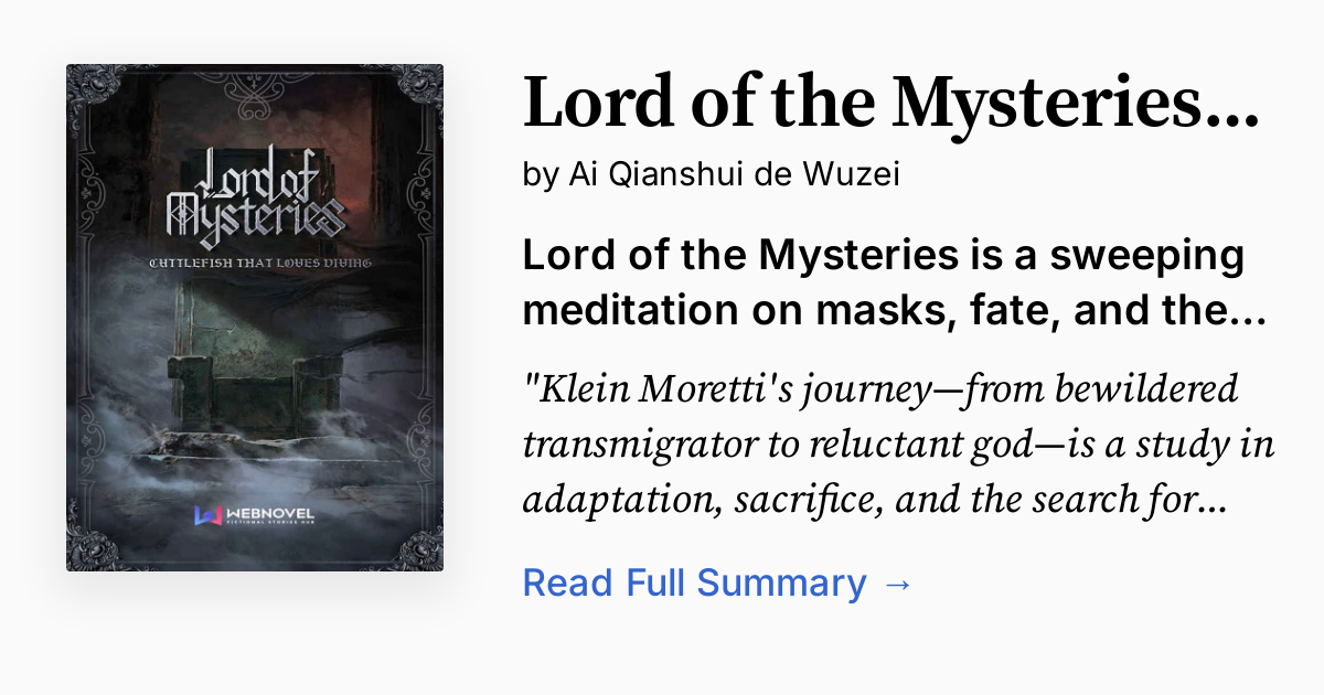 Cover of Lord of the Mysteries Volume 1