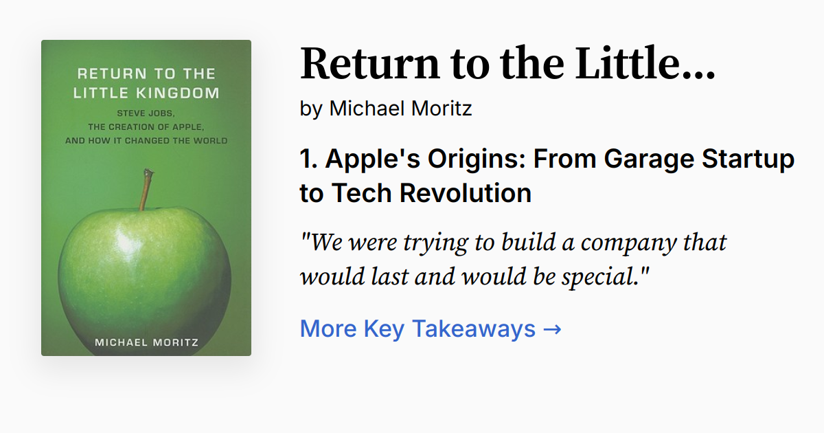 Return to the Little Kingdom | Summary, Audio, Quotes