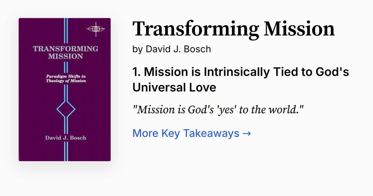 Cover of Transforming Mission