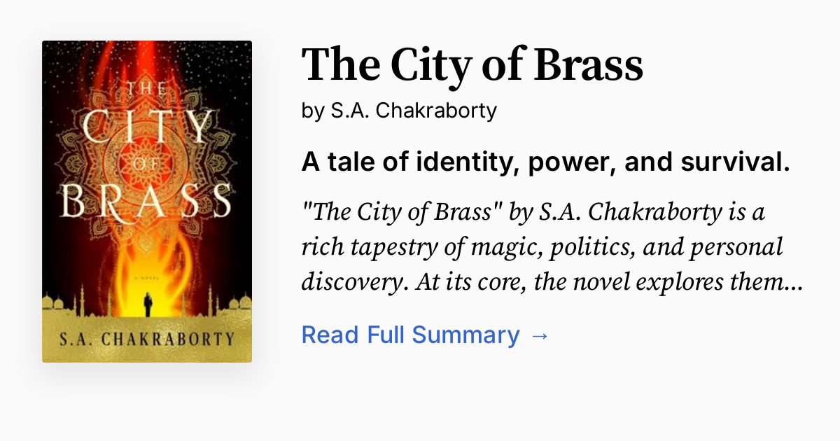 Cover of The City of Brass