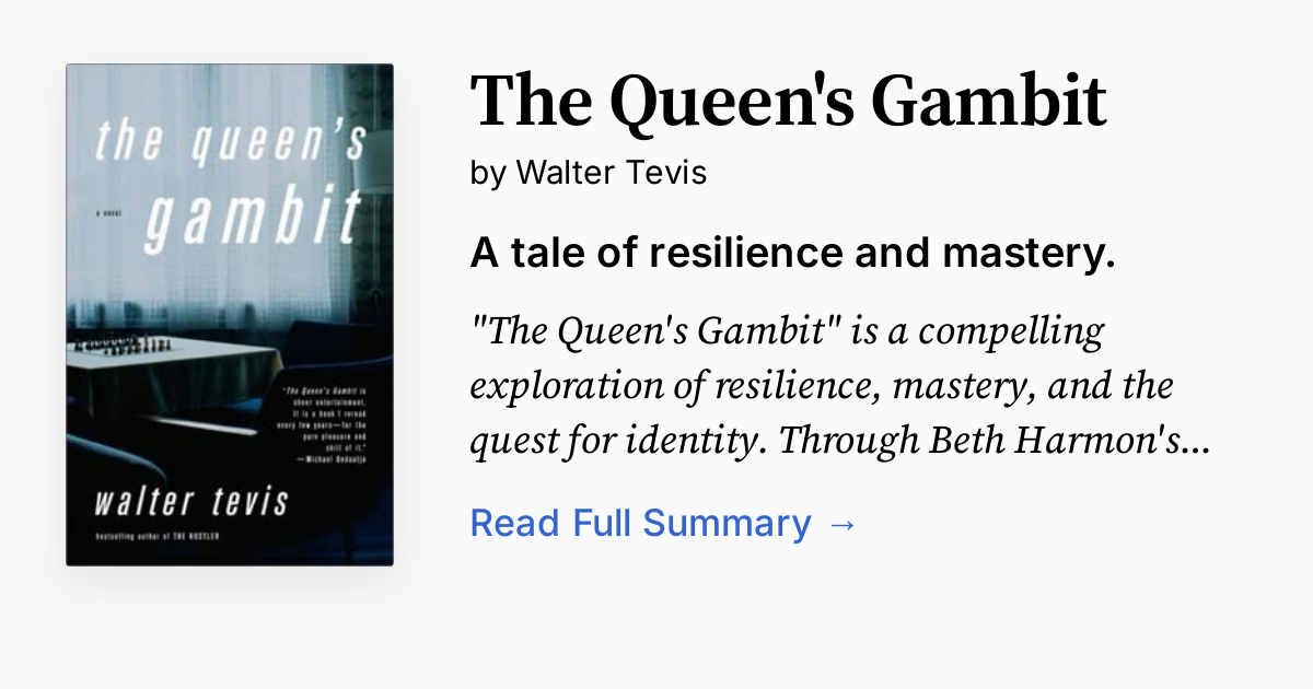 The Queen's Gambit | Summary, Analysis, FAQ