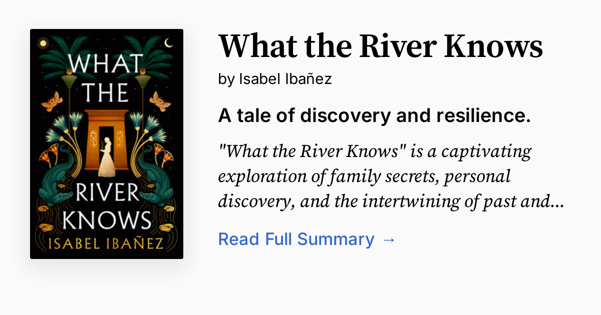 Cover of What the River Knows