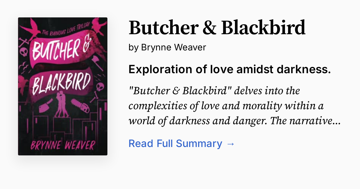 Cover of Butcher & Blackbird