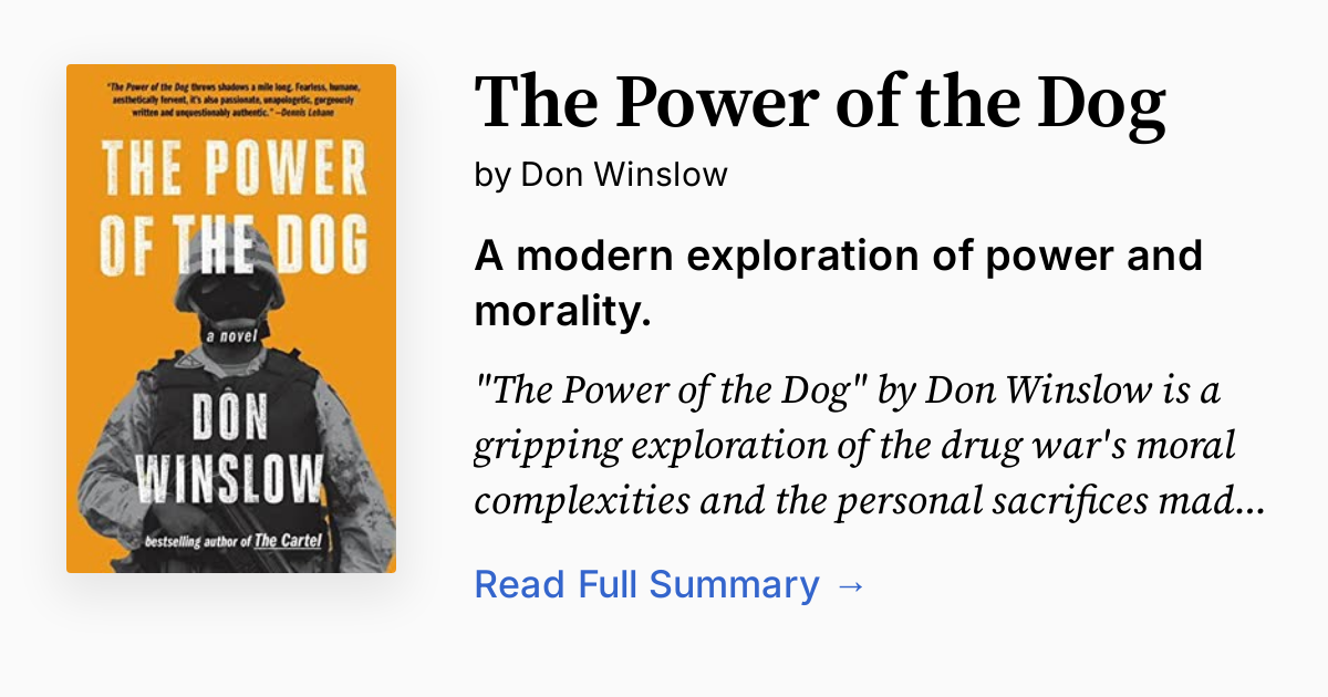 Cover of The Power of the Dog