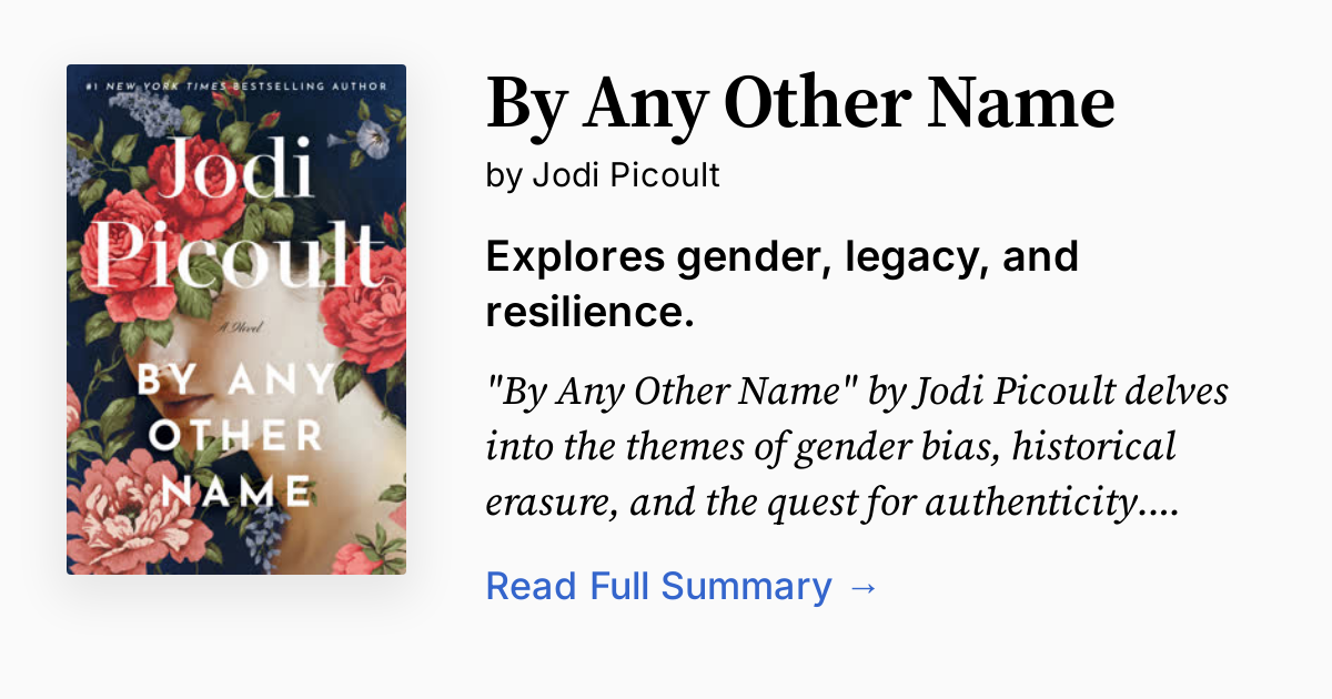 Cover of By Any Other Name