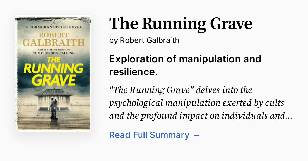 Cover of The Running Grave