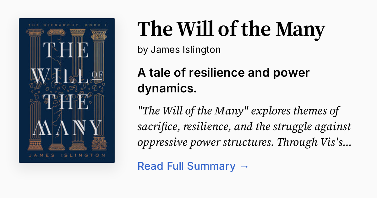 Cover of The Will of the Many