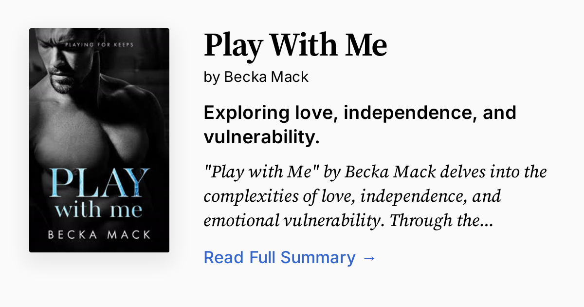 Cover of Play with Me