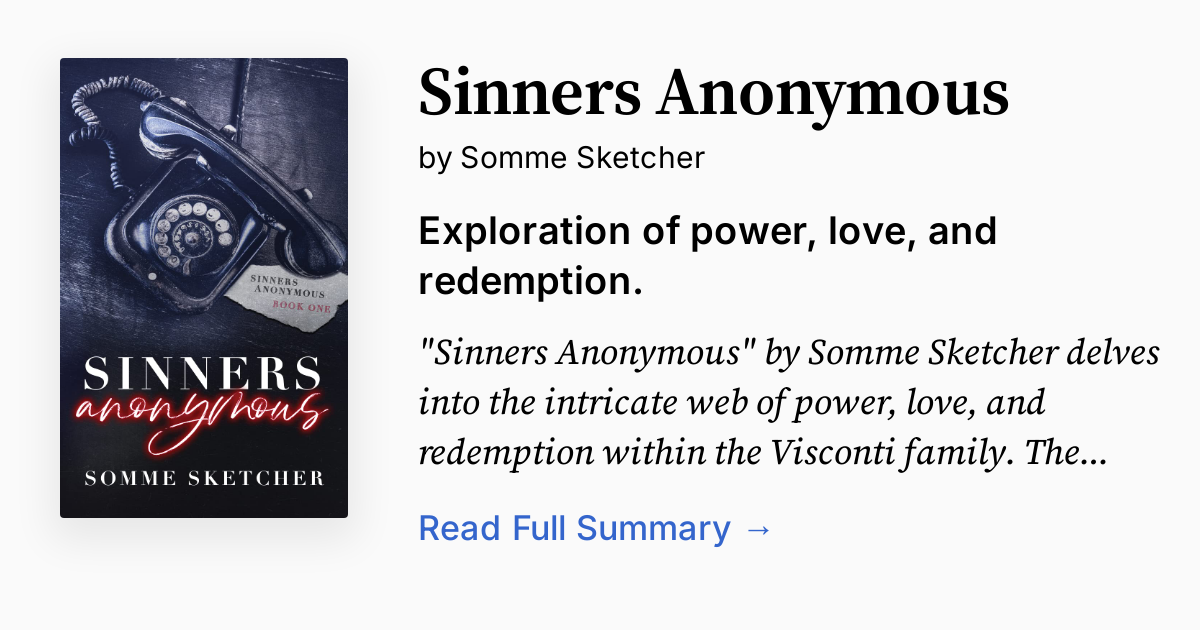 Cover of Sinners Anonymous