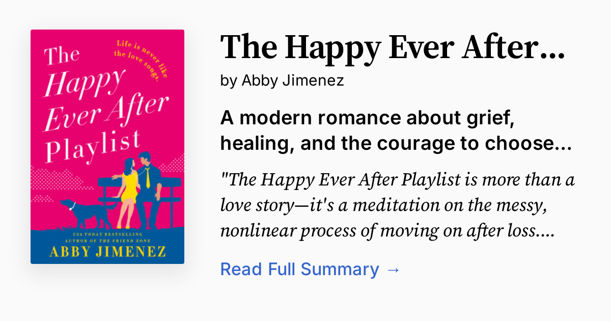 The Happy Ever After Playlist Summary, Audio, Analysis, FAQ