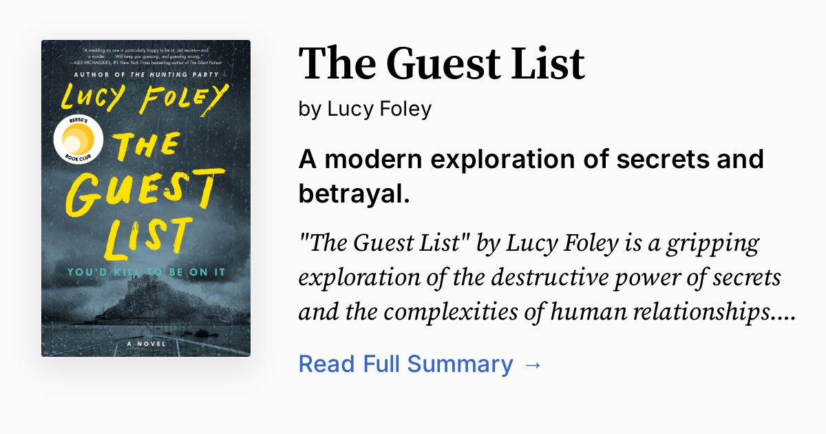 Cover of The Guest List