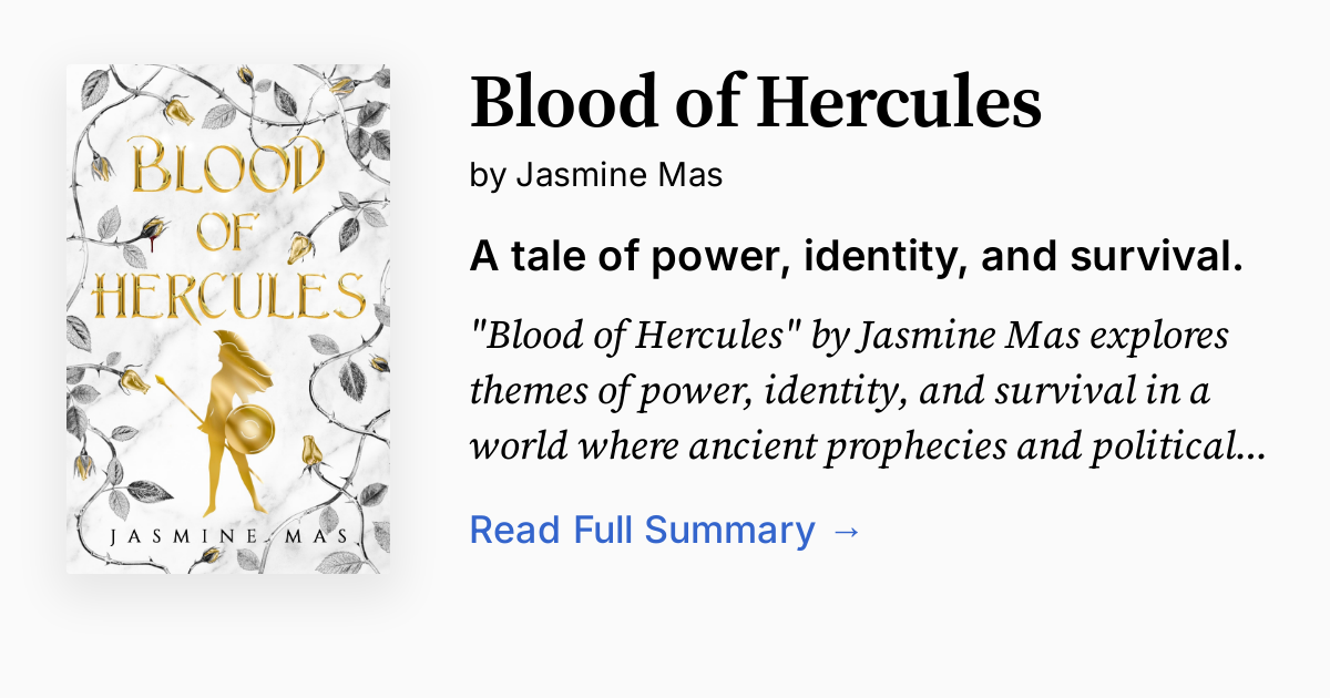 Blood of Hercules Summary, Audio, Analysis, FAQ