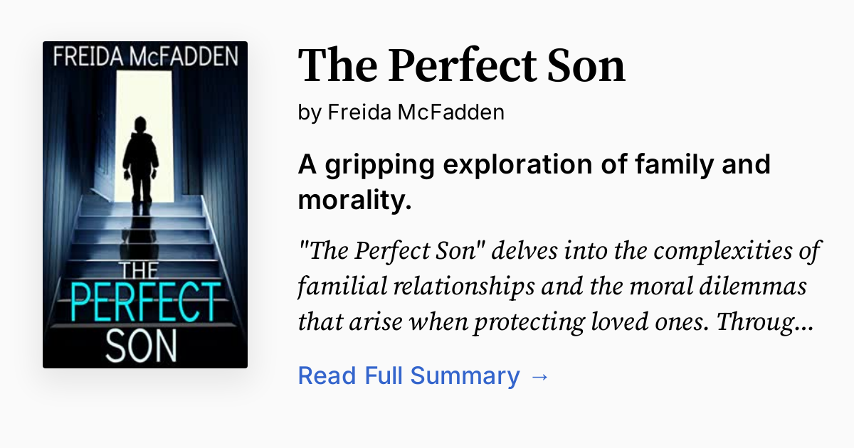 Cover of The Perfect Son