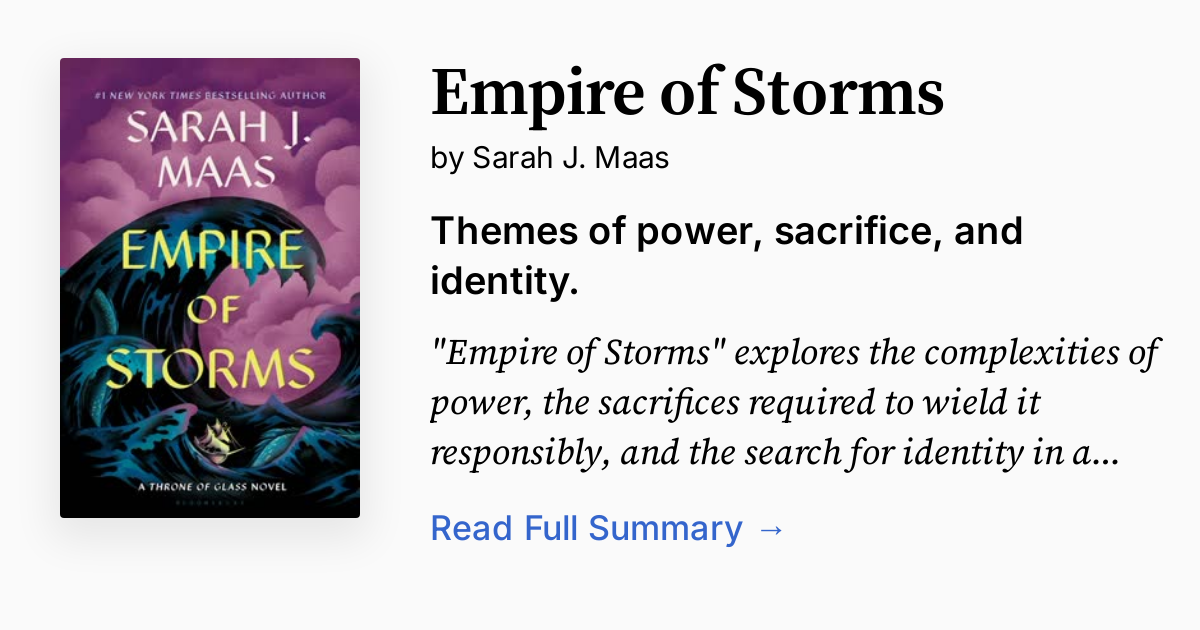 Cover of Empire of Storms