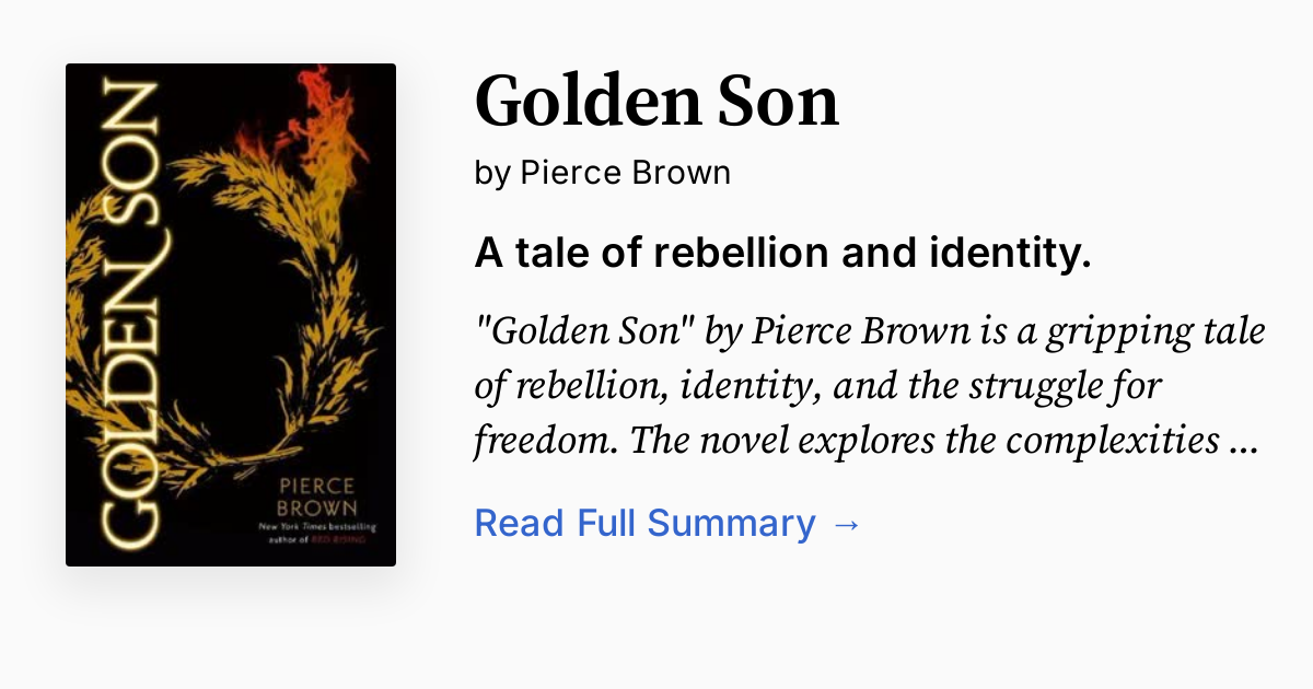Cover of Golden Son