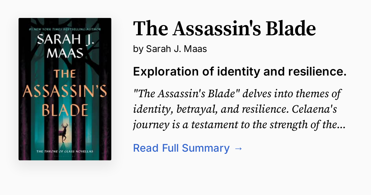 Cover of The Assassin's Blade