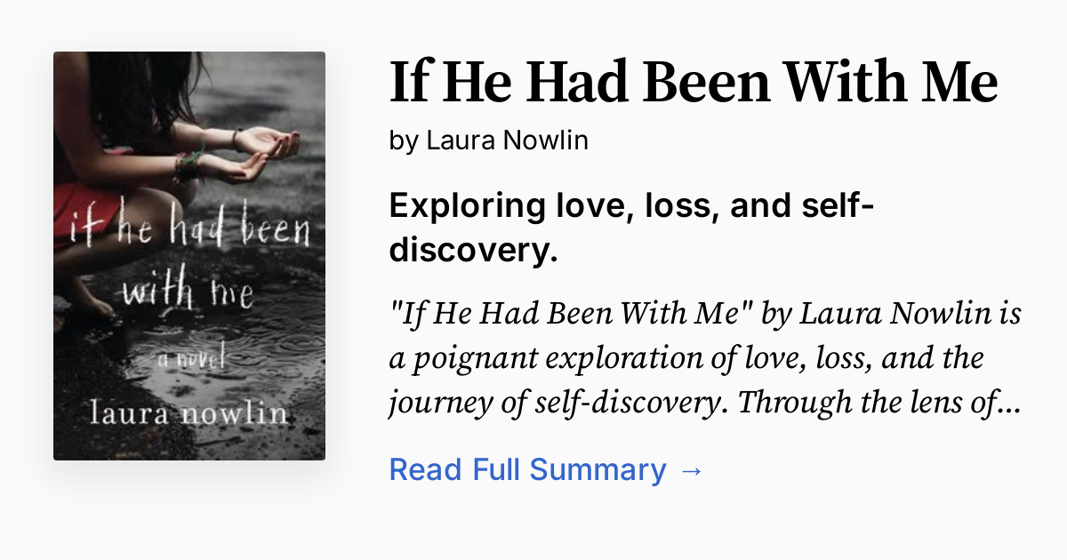 Cover of If He Had Been With Me